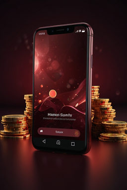 Golden Lion Casino app on a smartphone